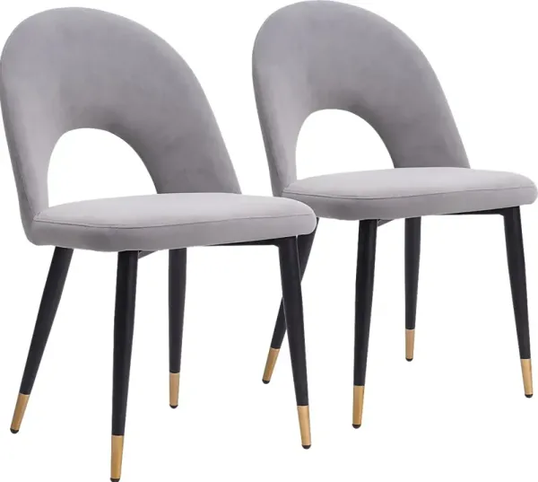 Kuranda Gray Side Chair, Set of 2