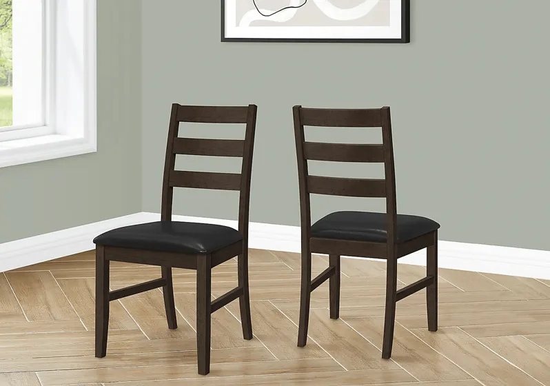 Wansley I Black Side Chair, Set of 2