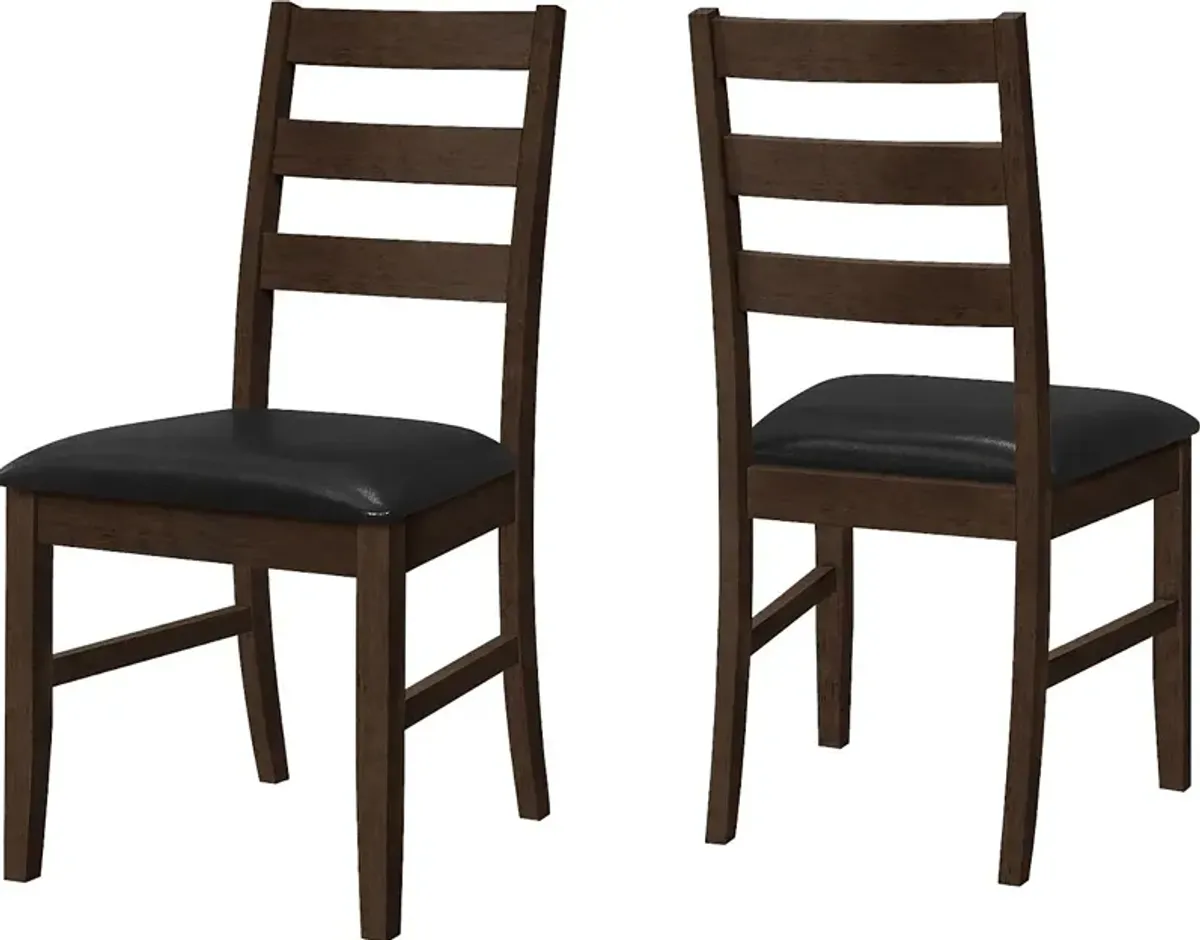 Wansley I Black Side Chair, Set of 2