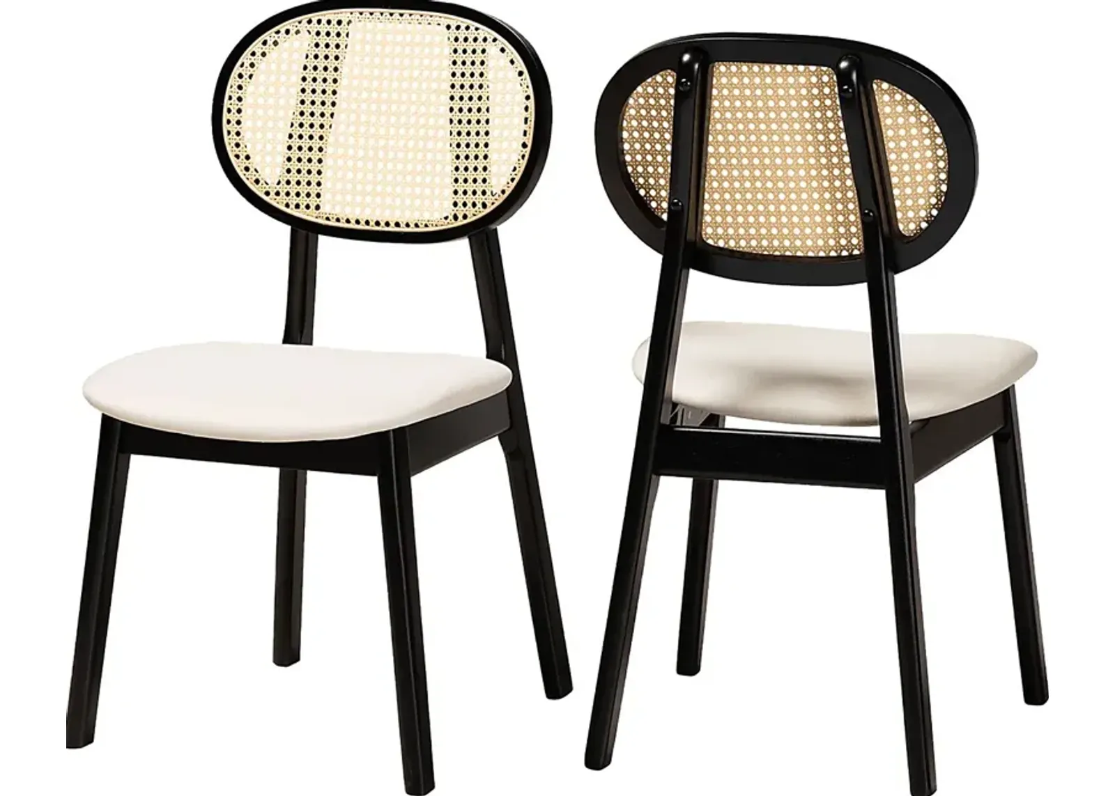 Alonesos Black Side Chair, Set of 2