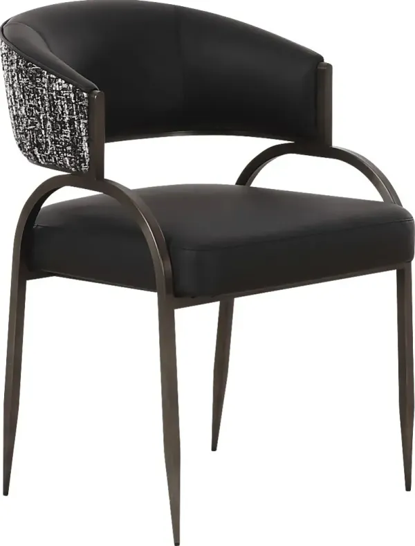 Marscoms I Black Arm Chair