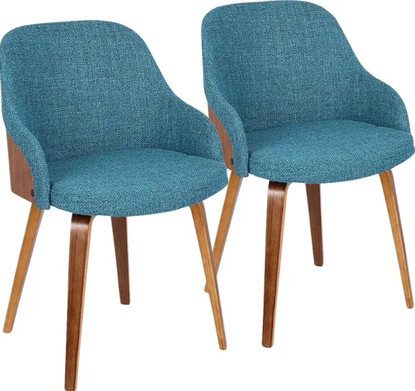 Sappington Teal Side Chair, Set of 2