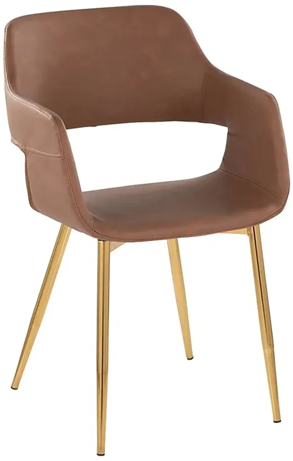 Naibor I Brown Arm Chair, Set of 2