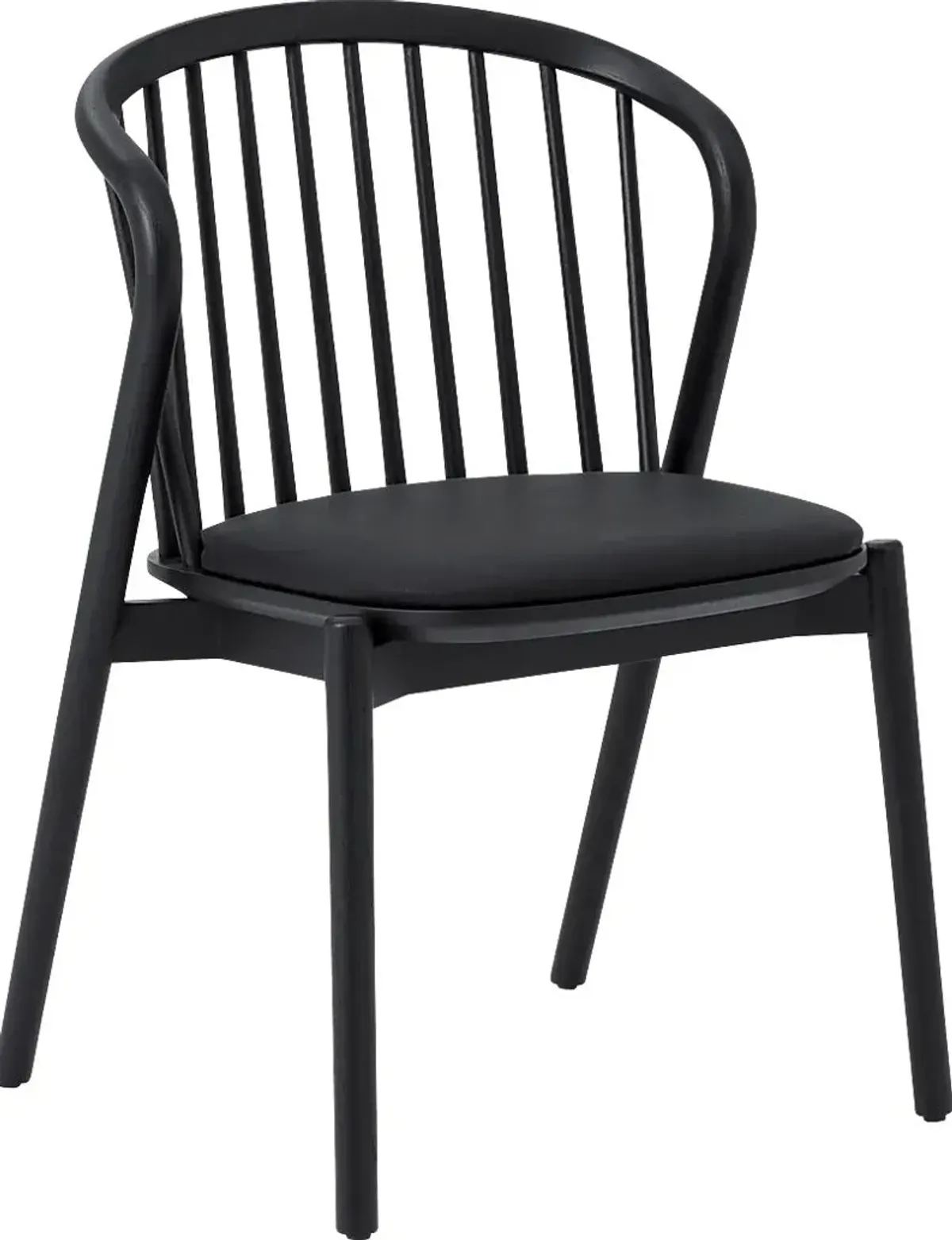 Savafait Black Side Chair, Set of 2