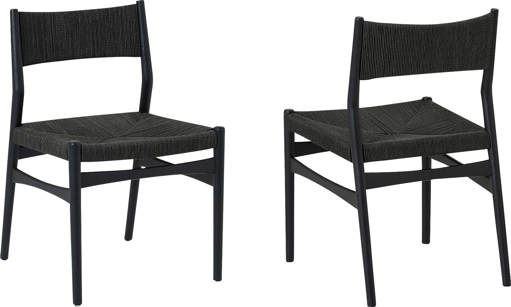 Wapemar Black Side Chair, Set of 2