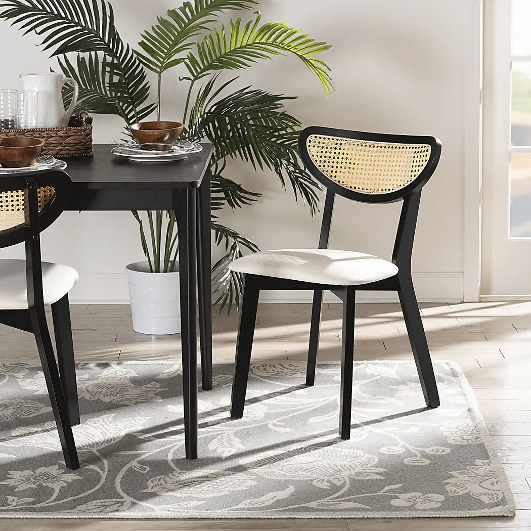 Hartzler Black Side Chair, Set of 2