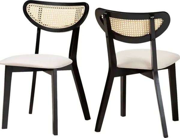 Hartzler Black Side Chair, Set of 2