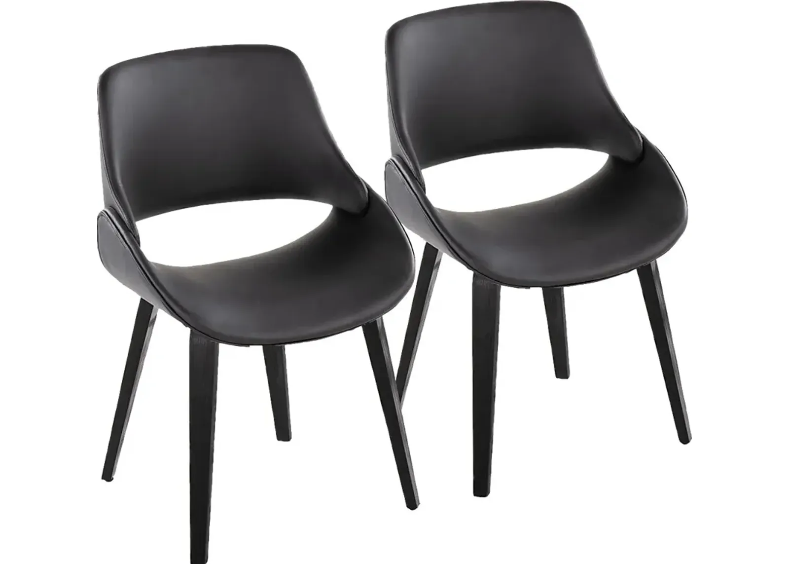 Harless II Black Side Chair, Set of 2