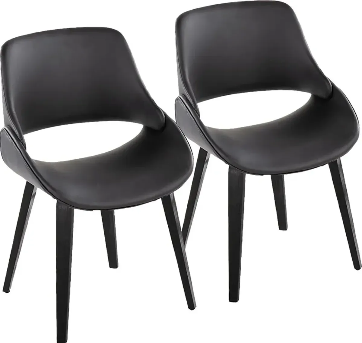 Harless II Black Side Chair, Set of 2