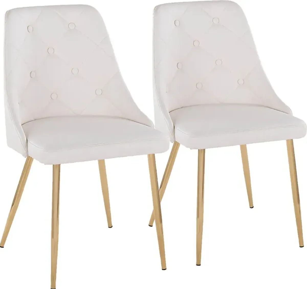 Twikenham White Side Chair, Set of 2