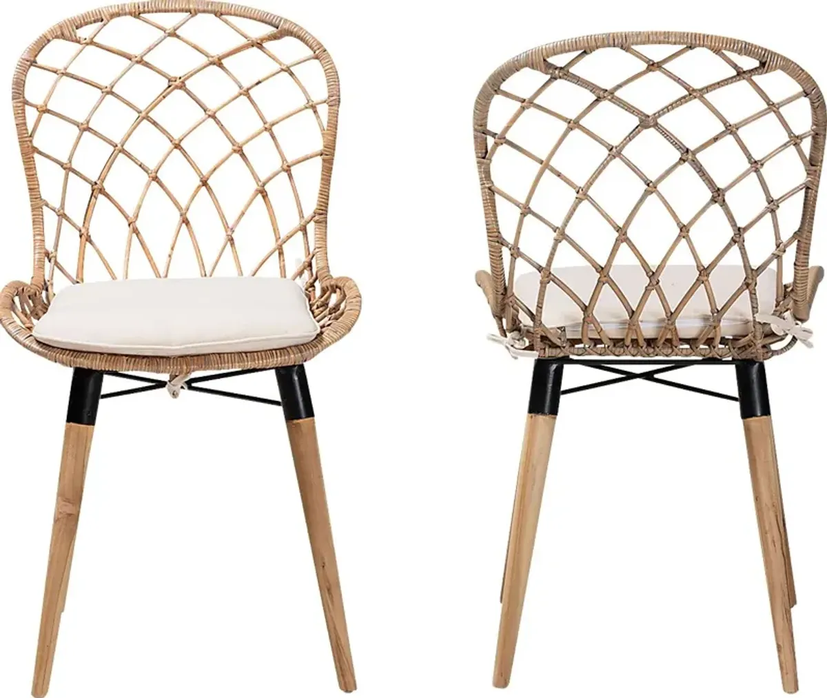 Seconset Natural Dining Chair, Set of 2