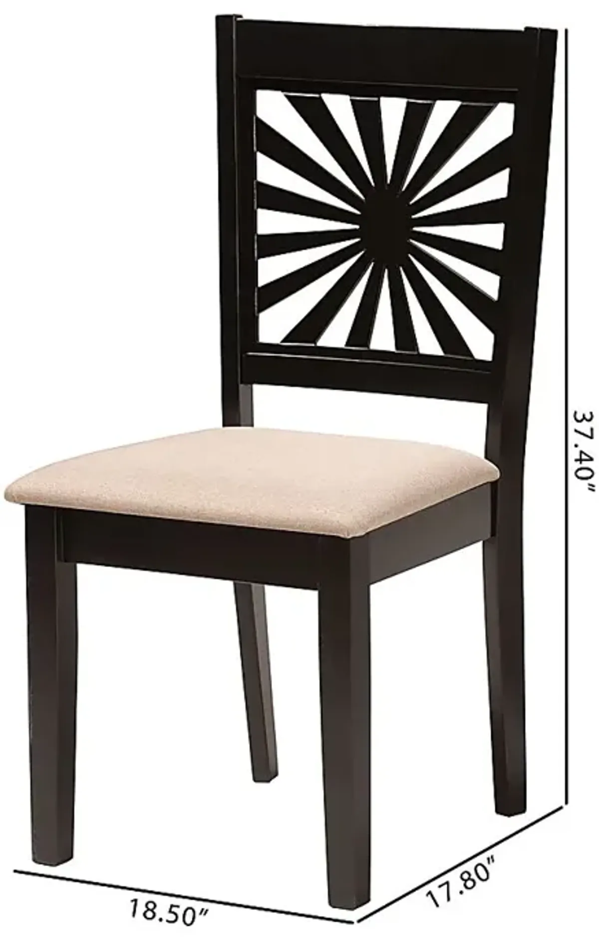 Torkelson Beige Dining Chair, Set of 2