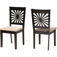 Torkelson Beige Dining Chair, Set of 2