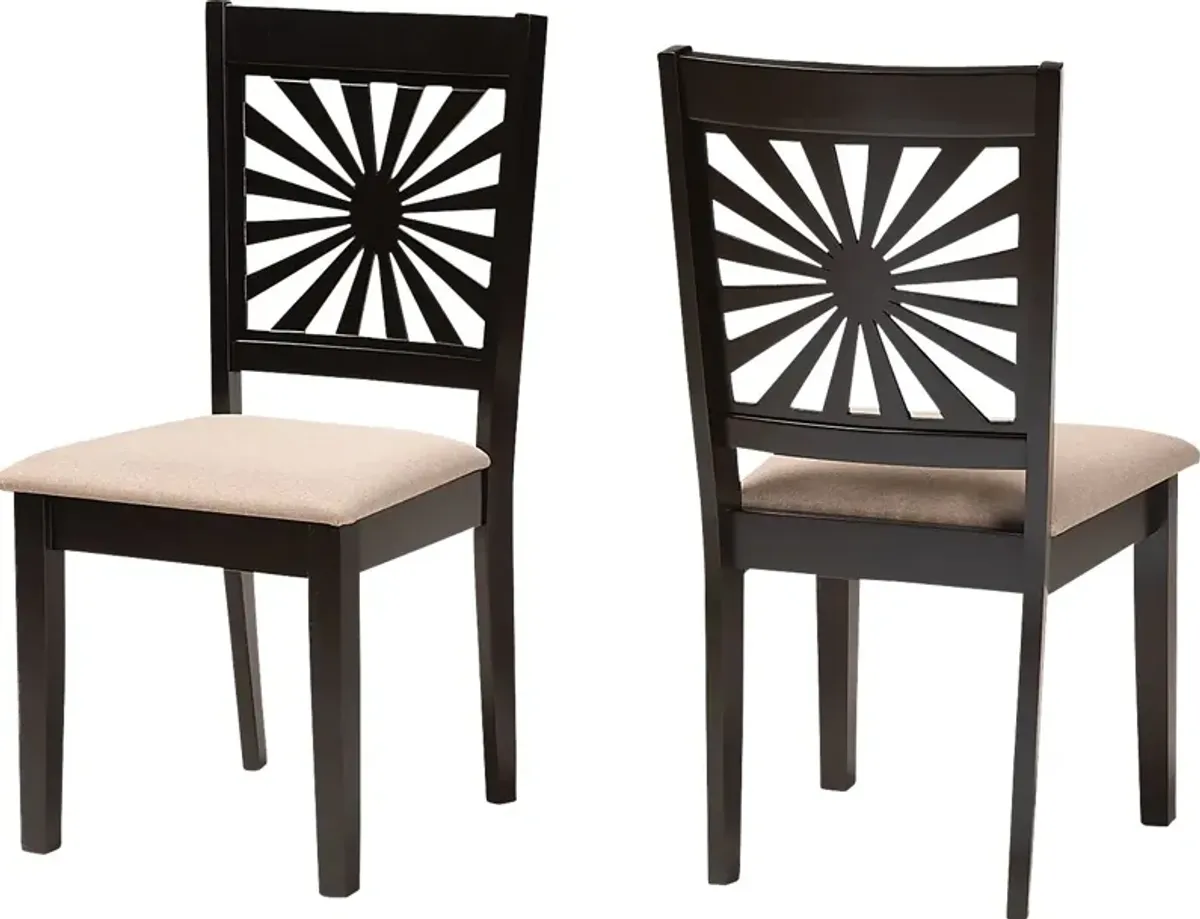 Torkelson Beige Dining Chair, Set of 2