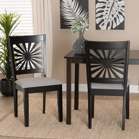 Torkelson Gray Dining Chair, Set of 2