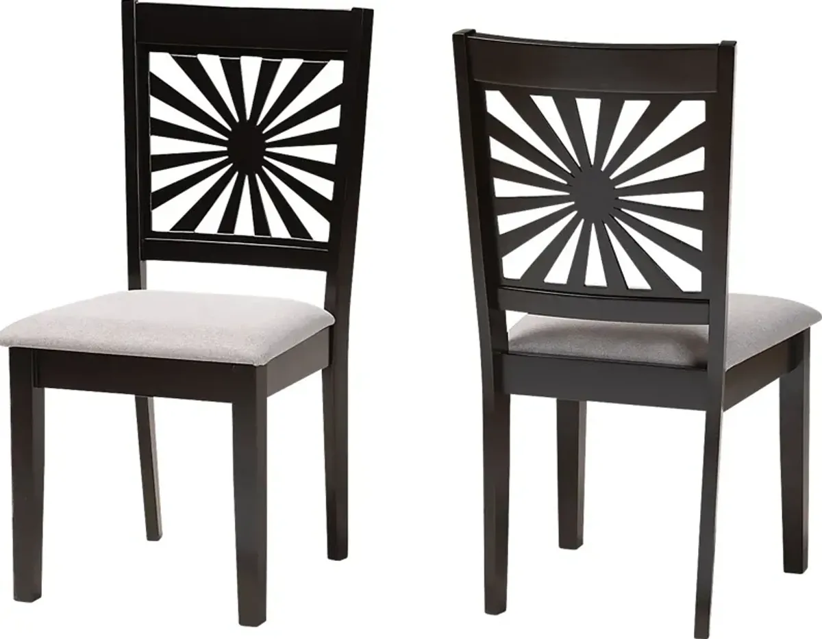 Torkelson Gray Dining Chair, Set of 2