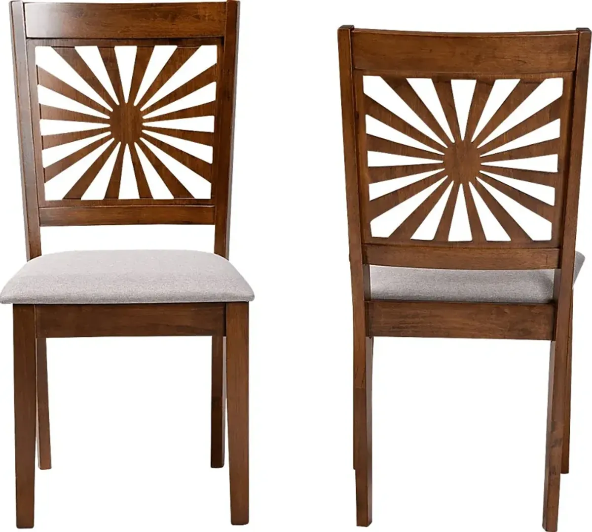 Torkelson Walnut Brown Dining Chair, Set of 2