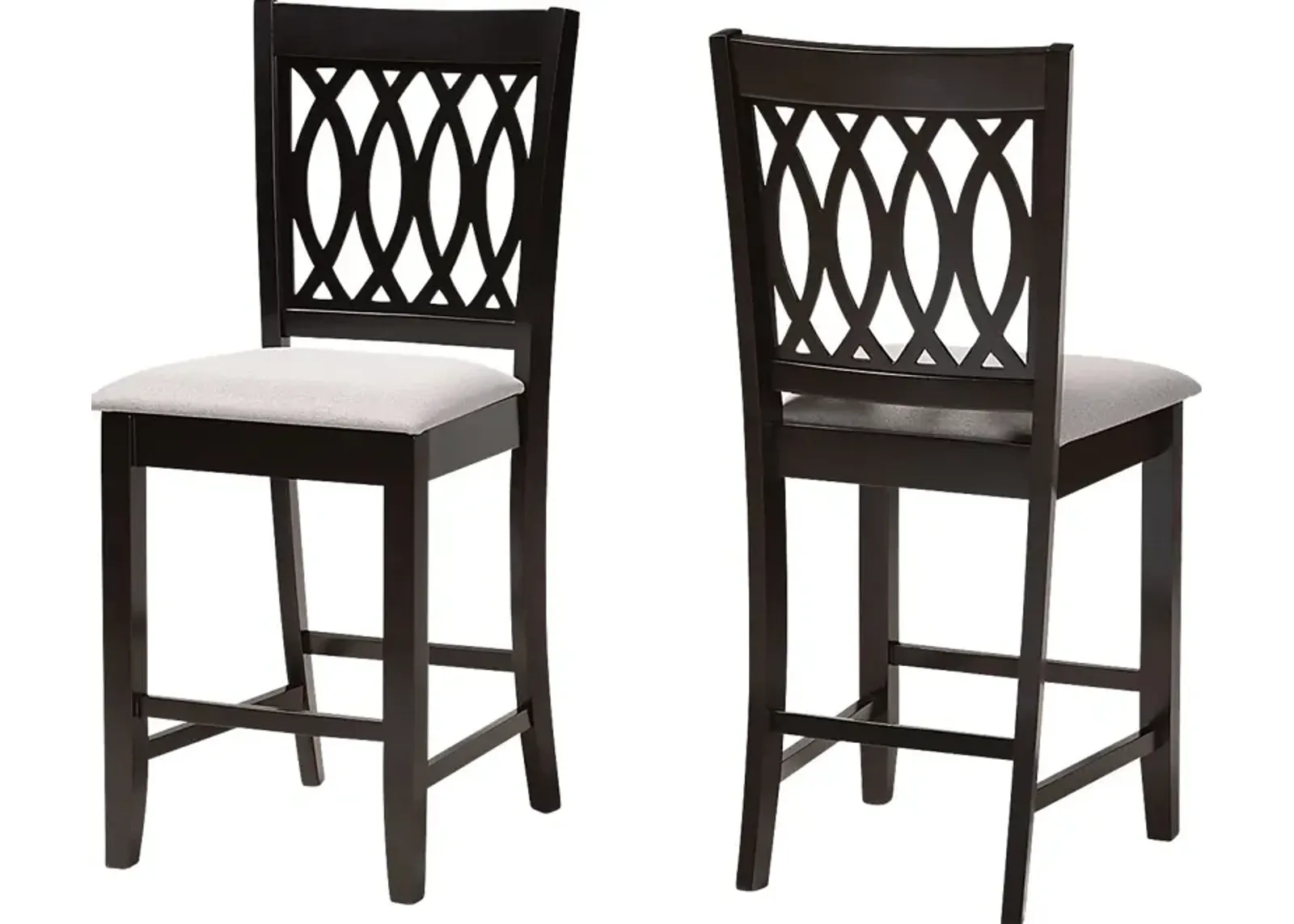 Teconnett Gray Counter Stool, Set of 2