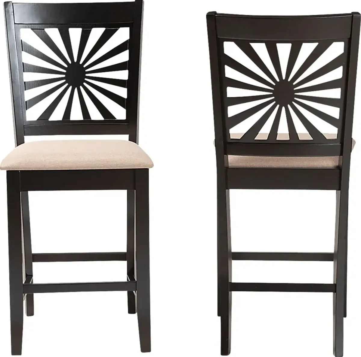 Torkelson Beige Counter Stool, Set of 2