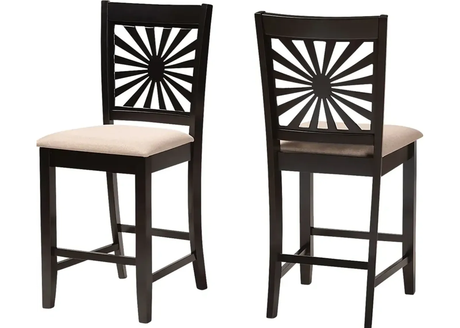 Torkelson Beige Counter Stool, Set of 2