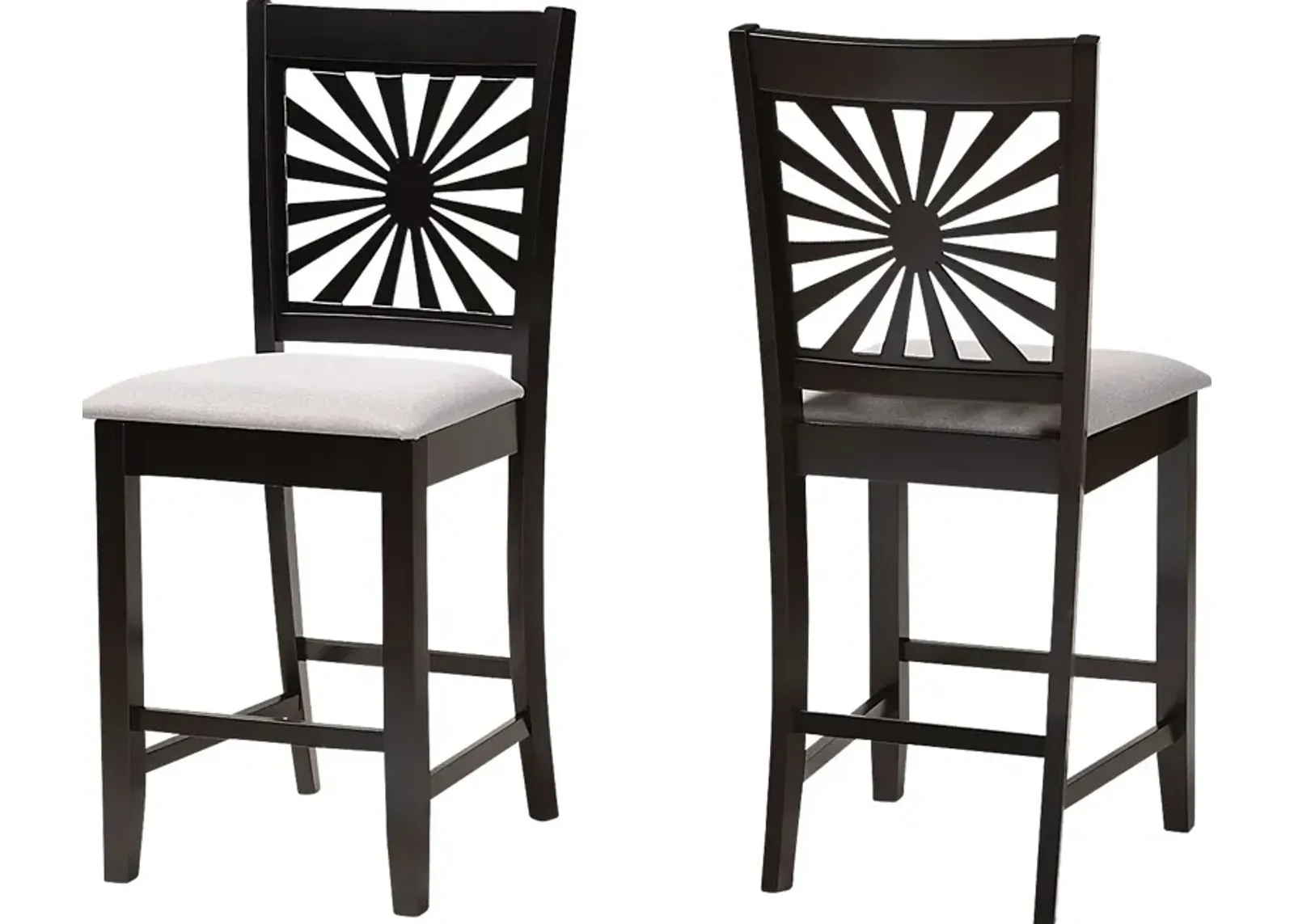 Torkelson Gray Counter Stool, Set of 2