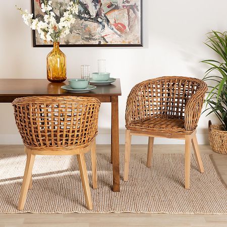 Wetherell Brown Dining Chair, Set of 2