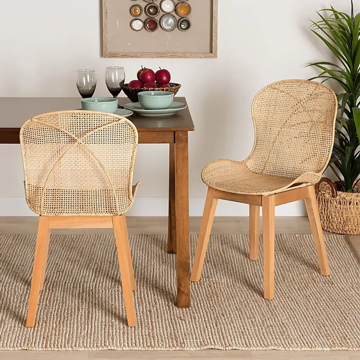 Dunstable Brown Dining Chair, Set of 2