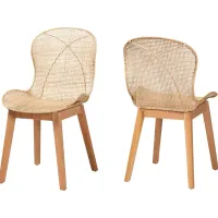 Dunstable Brown Dining Chair, Set of 2