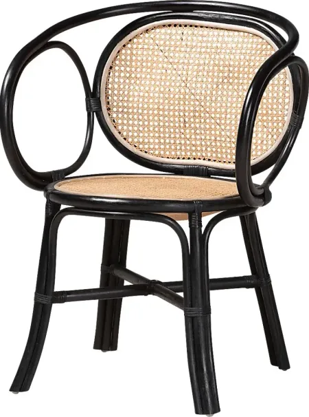 Fenno Black Arm Chair