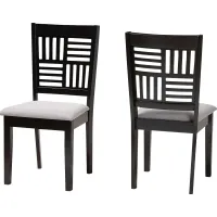Whitla Gray Dining Chair, Set of 2