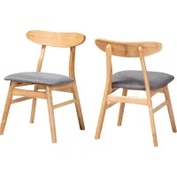 Landsdowne Natural Dining Chair, Set of 2