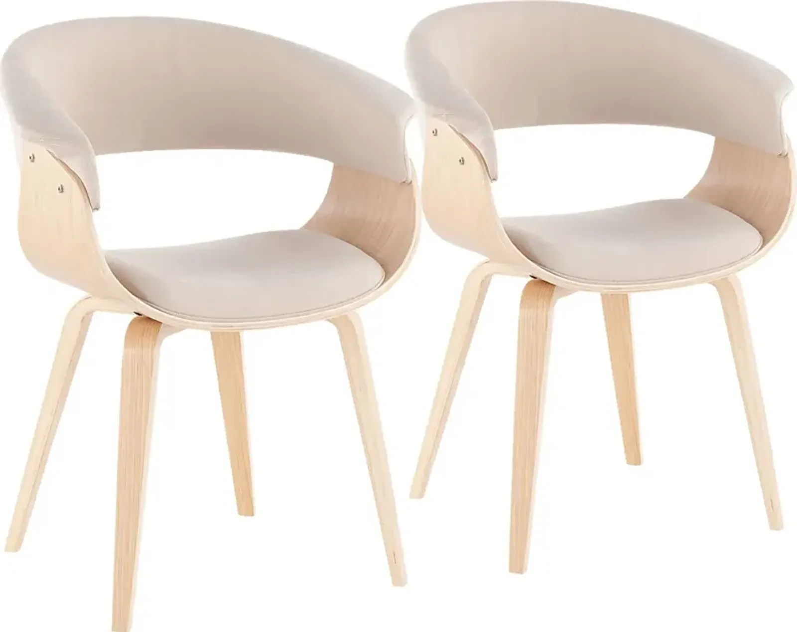 Stephora II Cream Side Chair, Set of 2