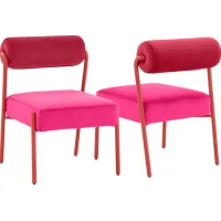 Polvorosa Pink Dining Chair, Set of 2