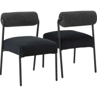 Polvorosa Black Dining Chair, Set of 2