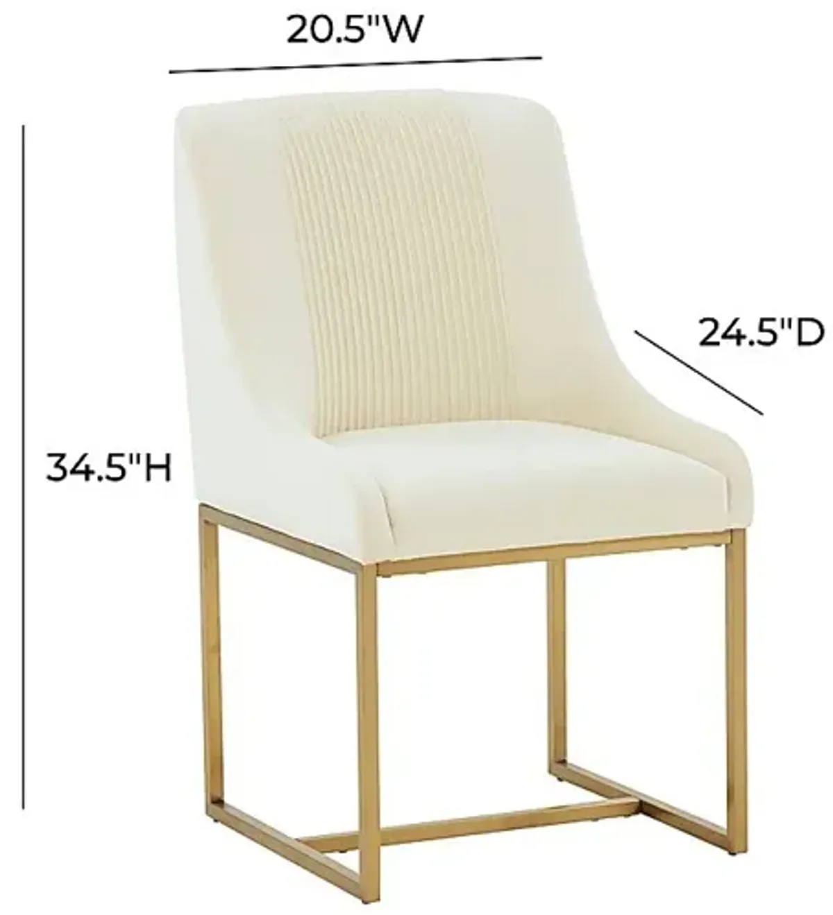 Trinculo Cream Dining Chair