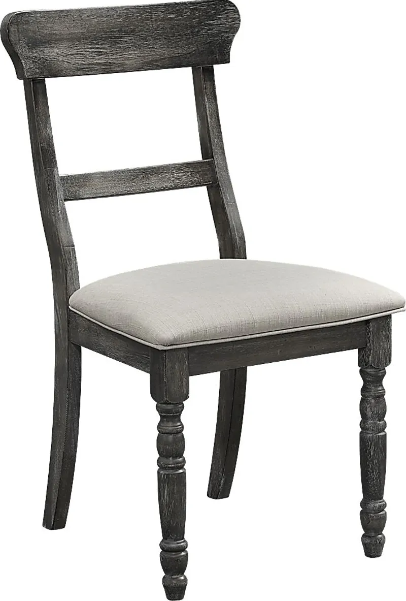 Willamina Black Side Chair, Set of 2