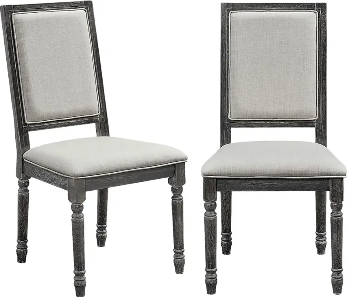 Willamina Gray Side Chair, Set of 2