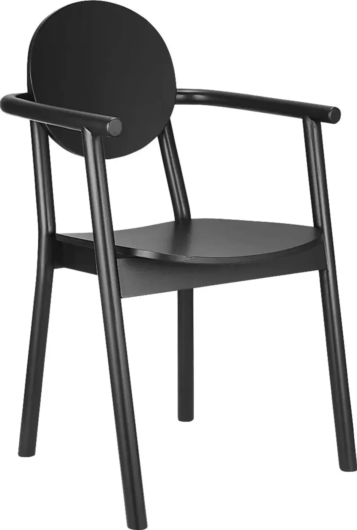 Goldenrode Black Arm Chair