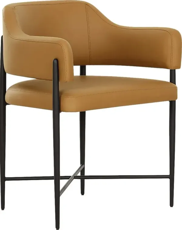 Hansomcab II Tan Arm Chair