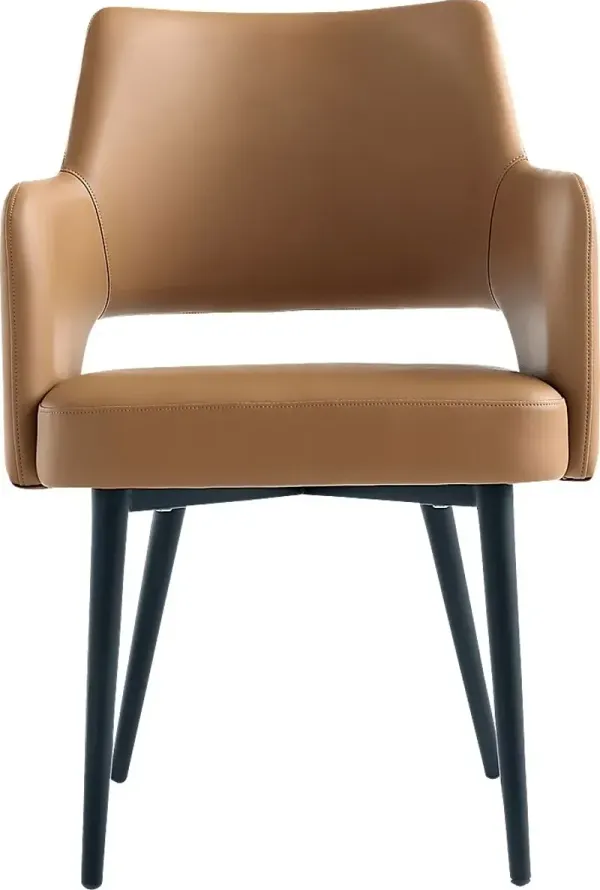 Owlwell Brown Arm Chair