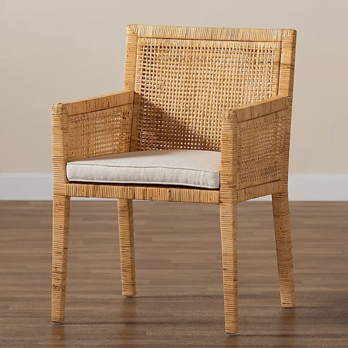 Claver Brown Arm Chair