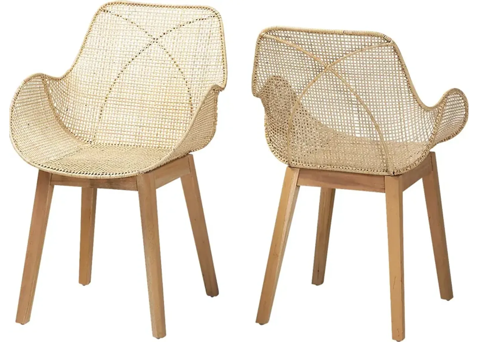 Aquidneck Natural Arm Chair, Set of 2