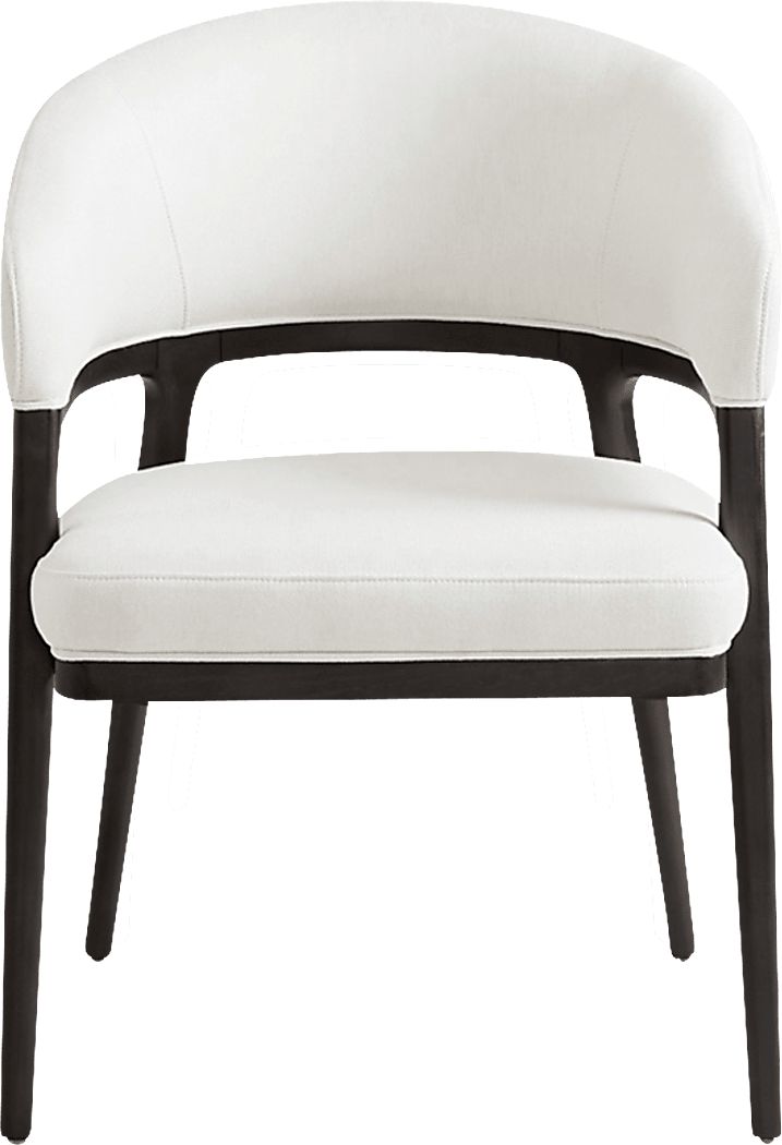 Lelseys White Arm Chair