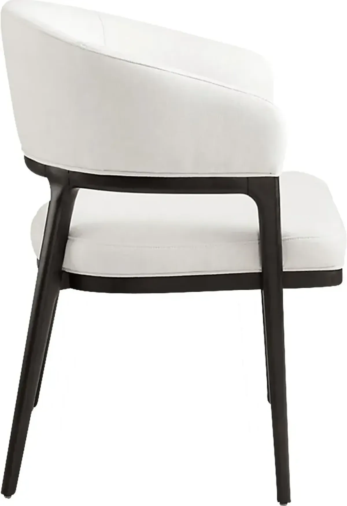 Lelseys White Arm Chair