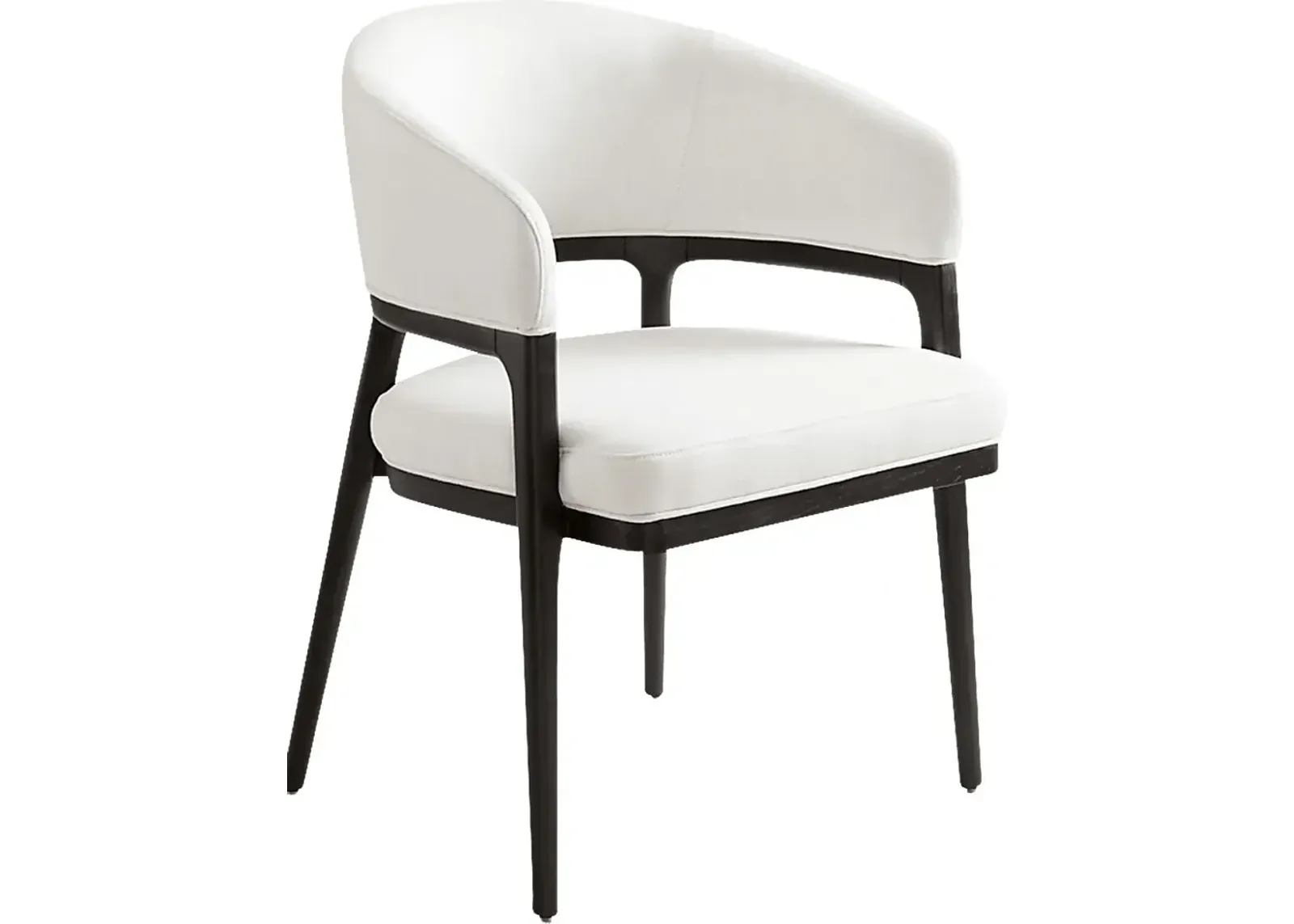 Lelseys White Arm Chair