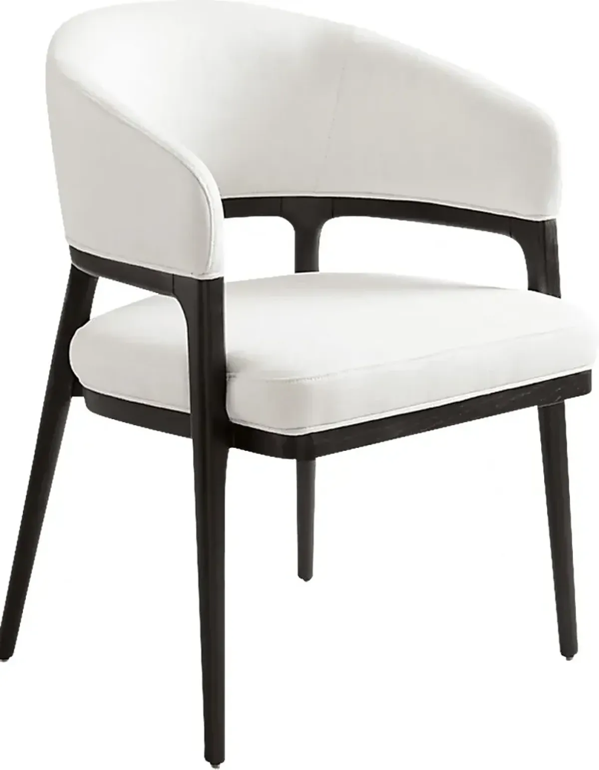 Lelseys White Arm Chair