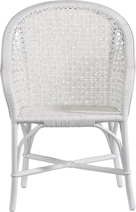 Stonegarden White Arm Chair