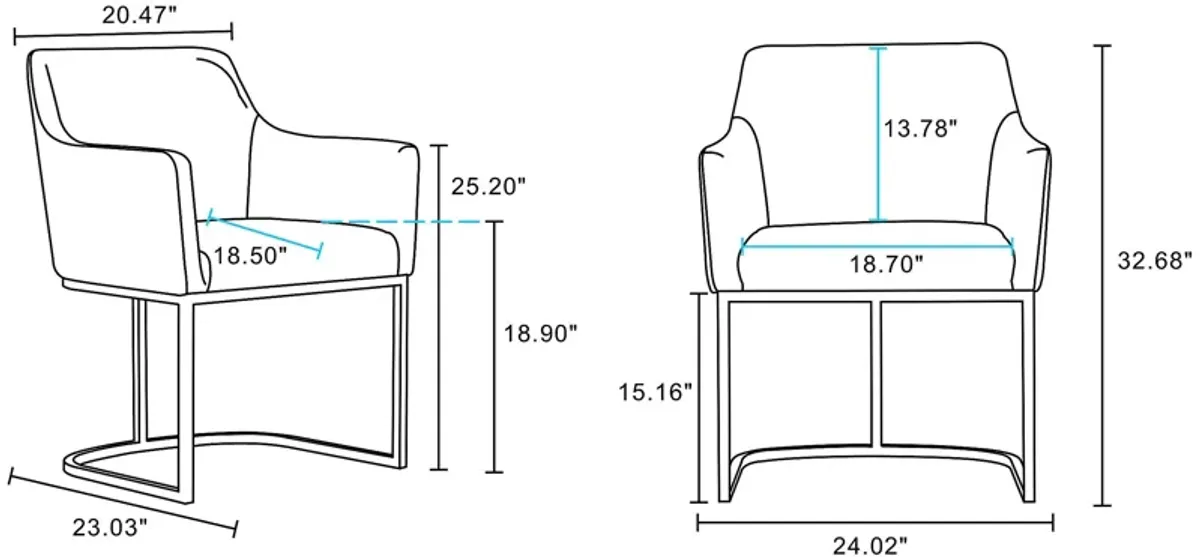 Truche Cream Arm Chair