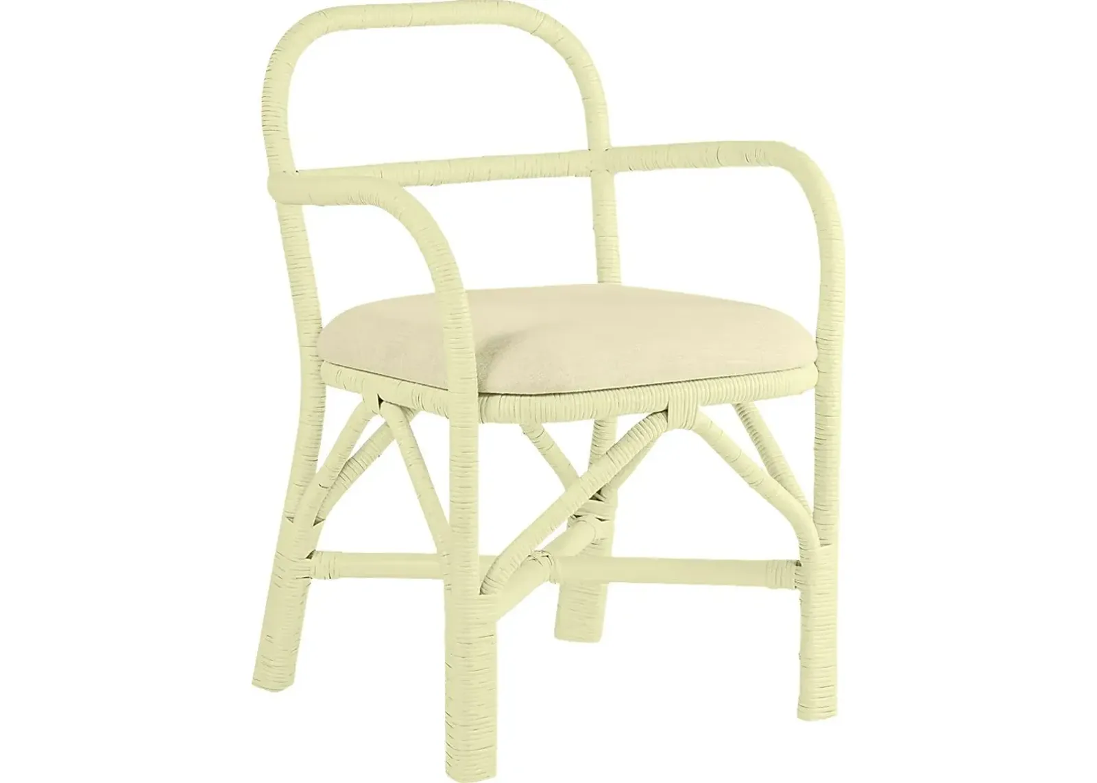 Crosskeys Cream Arm Chair