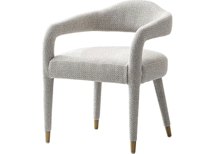 Barbette Silver Arm Chair